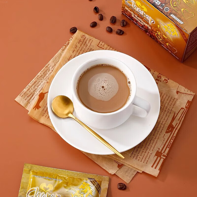 ERIC FAVREchamp Victory Thai Coffee Little Tiger Golden Horse Men's Adult Energy Coffee Original Fubaishi 1 box 10 bags Victory Thai Coffee/Thailand Direct Mail