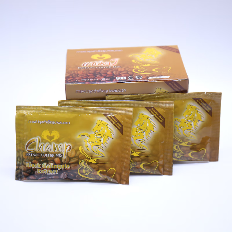 ERIC FAVREchamp Victory Thai Coffee Little Tiger Golden Horse Men's Adult Energy Coffee Original Fubaishi 1 box 10 bags Victory Thai Coffee/Thailand Direct Mail