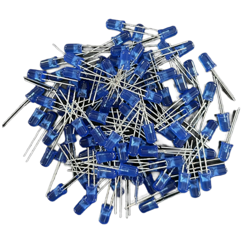 Qidi 3MM 5MM light-emitting diode LED lamp bead component 3MM 5 colors, 20 pcs each, 100 pcs in total
