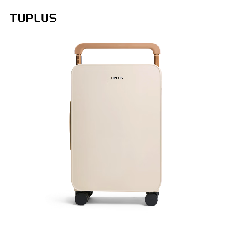 TUPLUS Balance 2 generation upgraded suitcase wide trolley case large capacity suitcase Hazelnut Apricot 20 inches