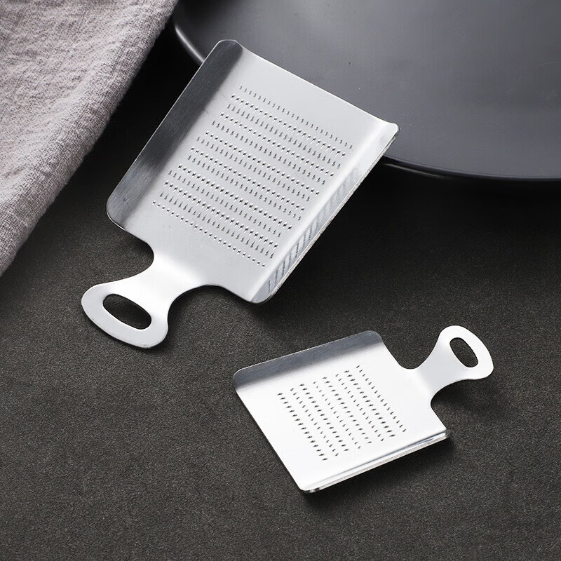 Stainless steel ginger grinder, garlic grinder, ginger grinder, ginger grinder, household grinding and grating supplementary food, ginger and garlic grinder, ginger grinder, 1 large size