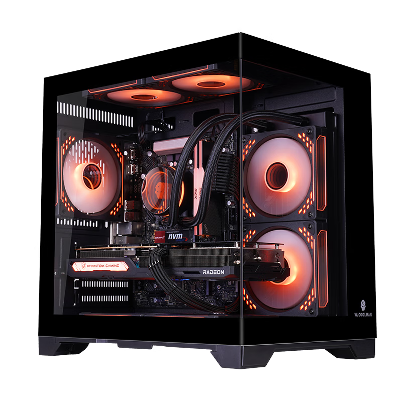 High-end 64G memory i7 liter Intel 18-core RTX5060 computer desktop host e-sports chicken black myth game design second-hand assembly machine host + 27-inch e-sports high refresh screen 10 Intel 18-core + 64G + RTX4060 / Popularity 99% new
