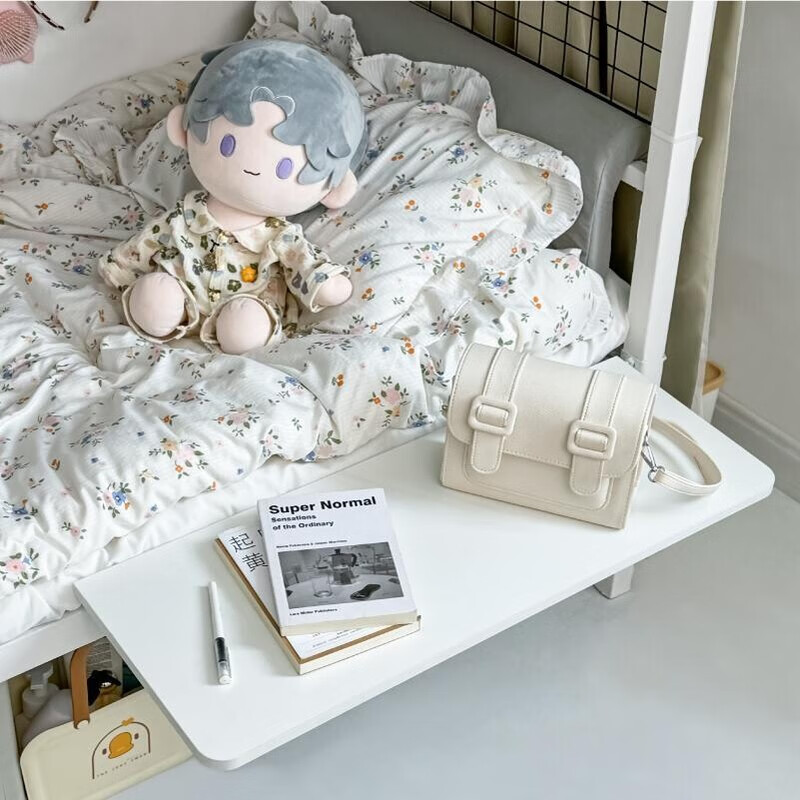 Raft core bed table foldable suspended wall-mounted side student dormitory bed laptop table lazy table bedside folding baffle 1x1x1 inch