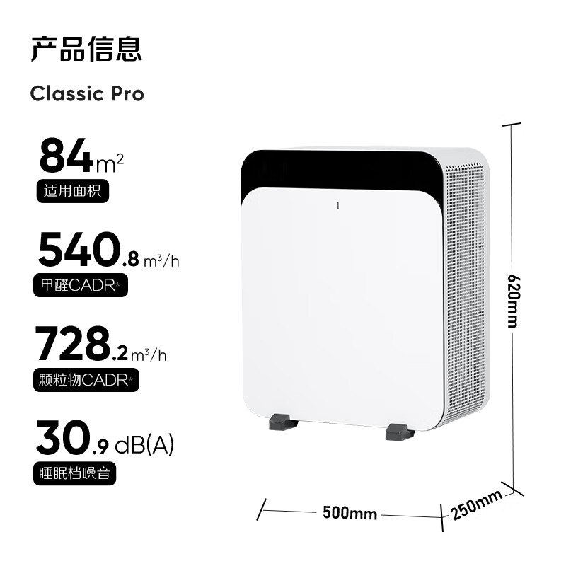 Blueair air purifier removes formaldehyde in new house, urgent move-in to home bedroom, removes smoke and odor, cat hair purifier 303 380IF upgraded model CP7i home appliances national subsidy