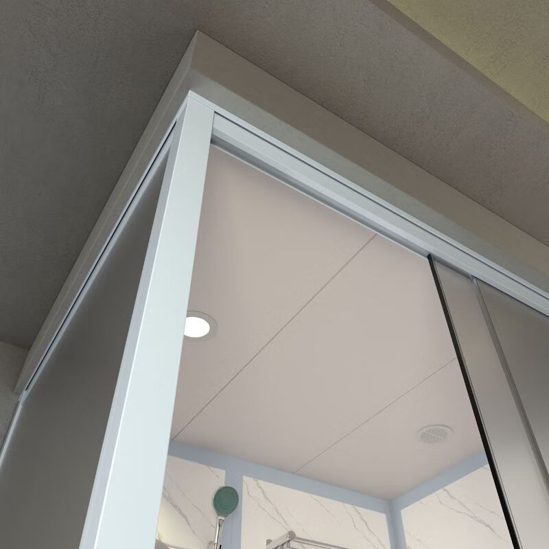 Jomoo's new integrated shower room bathroom integrated toilet mobile integrated bathroom household partition door waterproof toilet 190*120 side opening does not include toilet and does not include steam