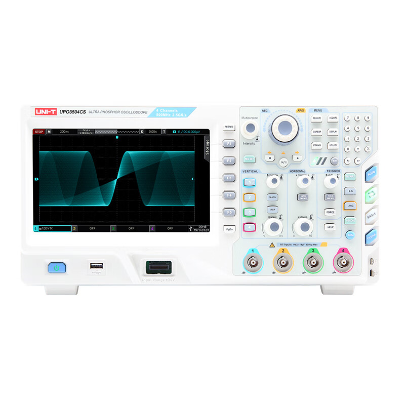 Unilever Industrial Products UPO3504CS digital fluorescence oscilloscope high-precision four-channel 500M bandwidth oscilloscope