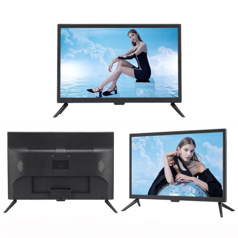 RV TV 12V DC smart network Android car display flat panel LCD small TV 12V 24-inch smart voice version can be connected to the Internet