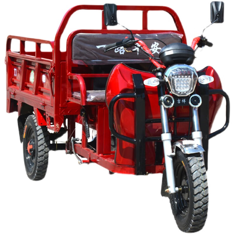 Guangjue's new gasoline three-wheeled motorcycle, agricultural fuel, small household load king cargo tricycle, 150 air-cooled 1.1 by 1.6 compartment, manual clutch, Yan