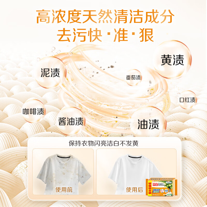 Liby Laundry Soap Transparent Soap Home Affordable Decontamination and Stain Removing Underwear Washable Coconut Oil Transparent Soap Home Pack Laundry Soap 101g*6 Pieces