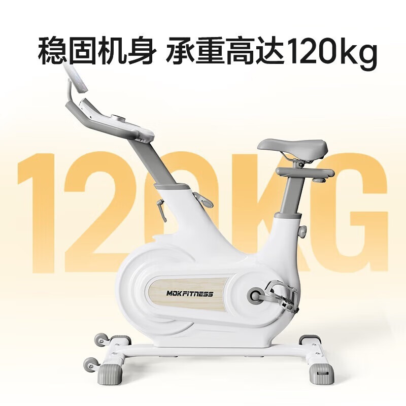 MOKFITNESSMOK (Mok)-S10 spinning bicycle home gym smart magnetic control professional weight loss exercise equipment silent S10Civi standard version (glacier white) new link consultation gift