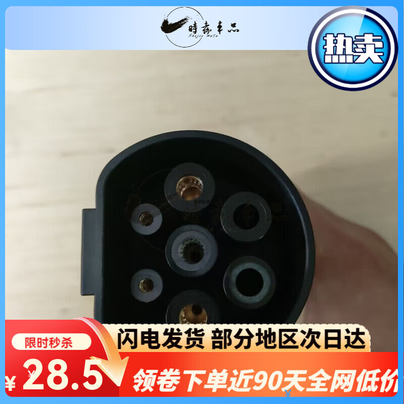 Pile converter electrical battery car AC RV electric motorcycle 220V plug adapter charging cannon electric car AC pile_two-hole socket 4 square meters 4500 watts