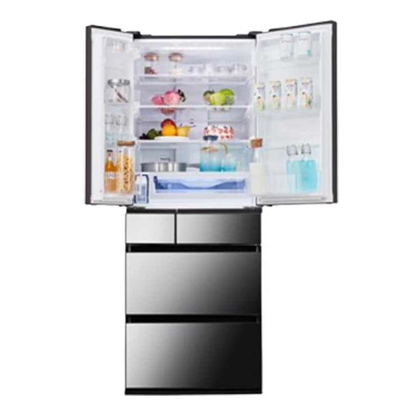 Panasonic (Panasonic) 588L French multi-door refrigerator imported from Japan for home smart WIFI Nanoyi sterilization automatic ice making -3 micro-frozen freshness NR-F601HX-X5 NR-F601HX-X5 imported from Japan 588L