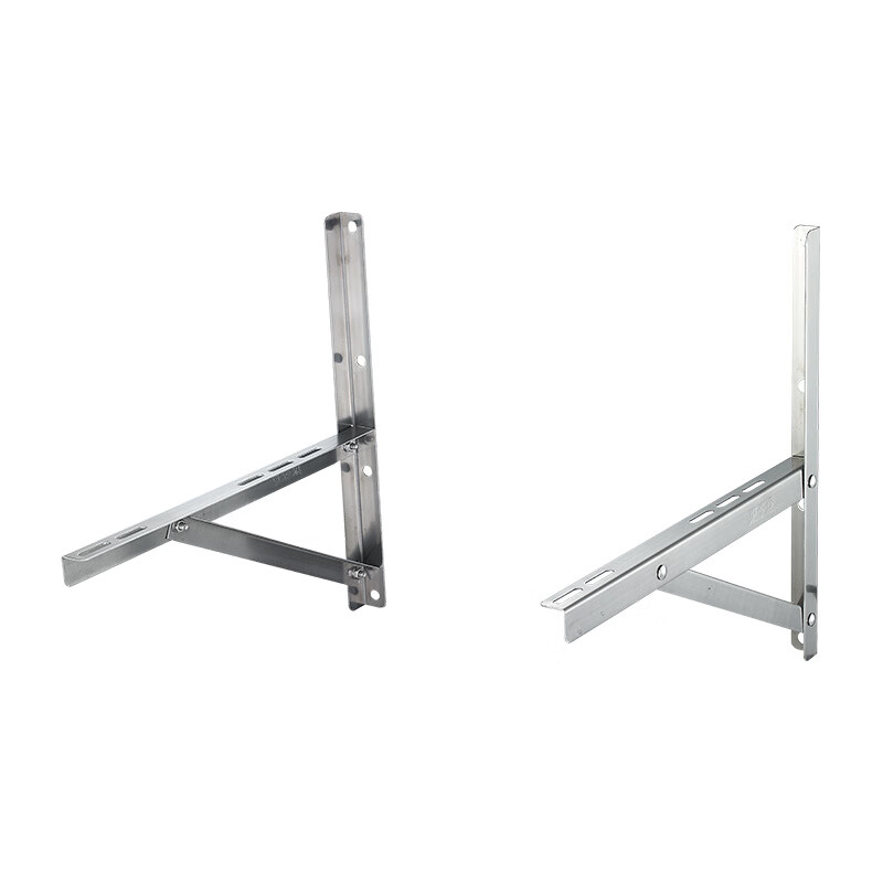 Wenshiou 304 stainless steel air conditioning bracket thickened 304 stainless steel 1P1.5P2P3P5P free 304 screws 1-1.5 2 mm thick screw combination rack full set of screws