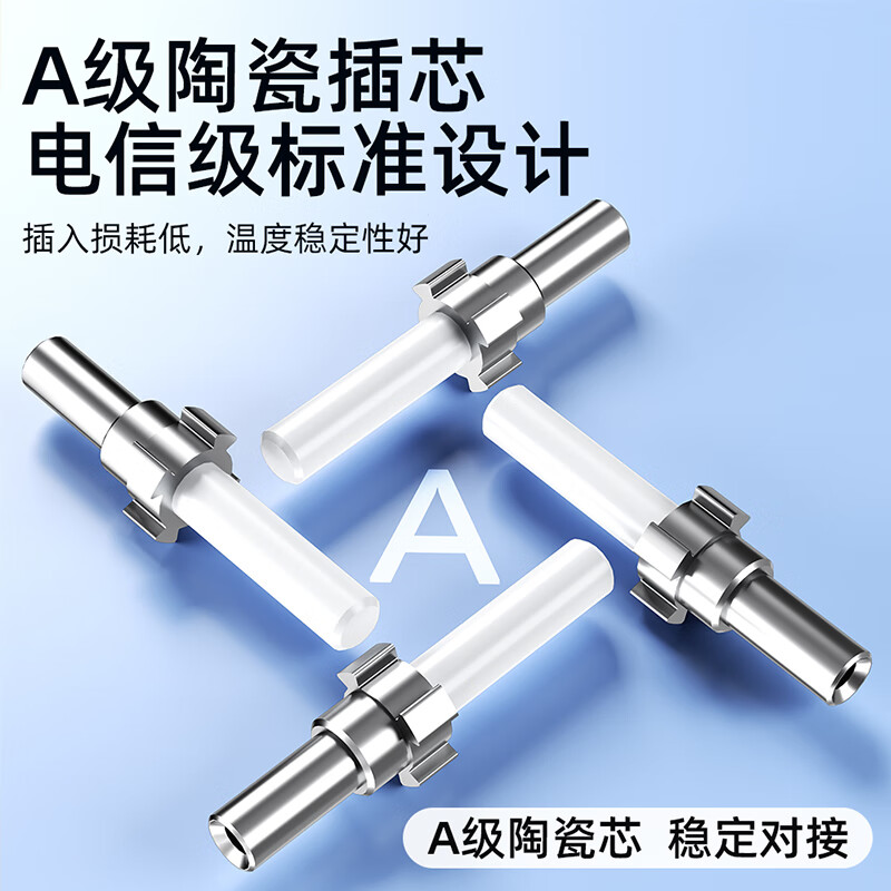 Sai fiber fiber optic adapter LC-SC male and female head carrier grade fiber optic coupler round to square head optical power red light pen docking connector flange extender