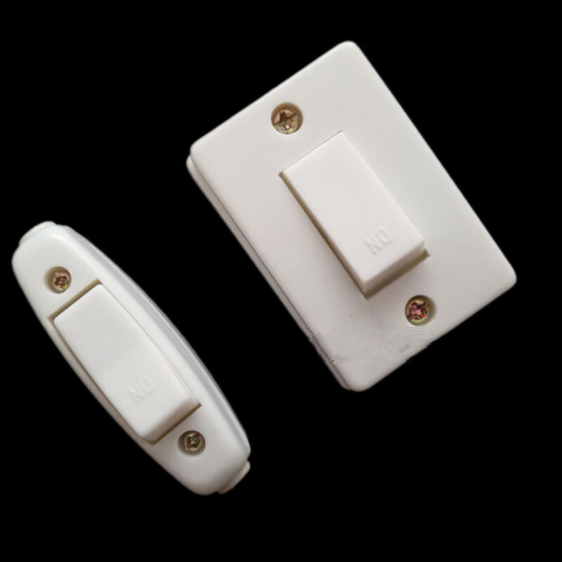 Bedside switch hand-operated ordinary electric light household button small single control household fixed square switch