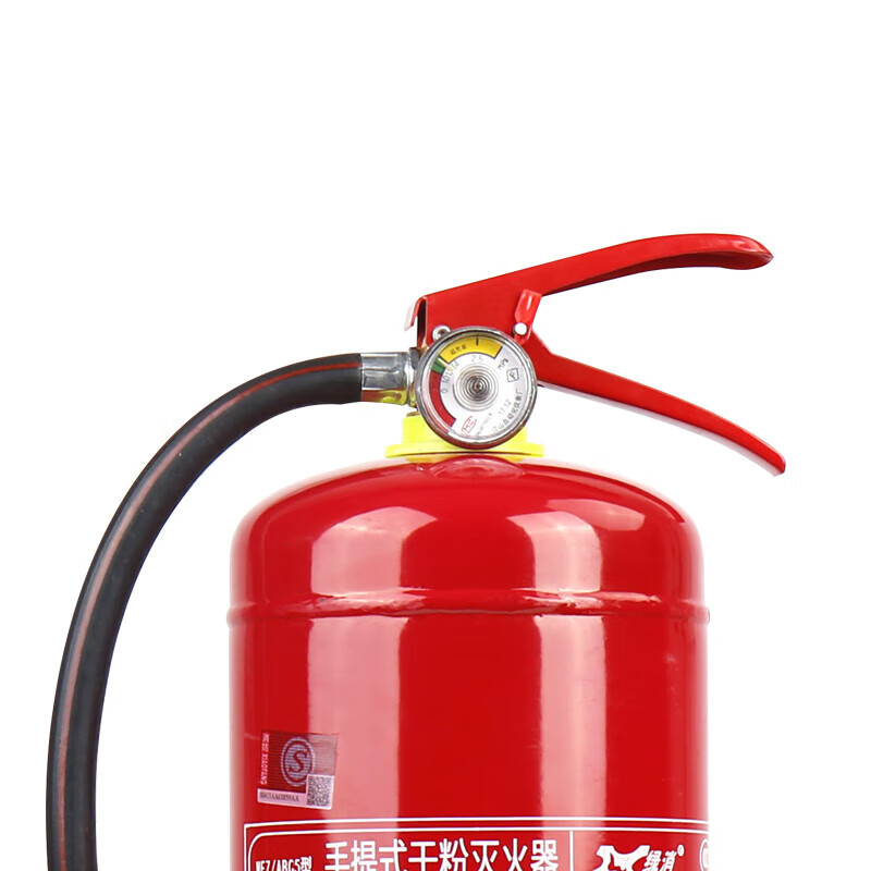 Green Fire Huabao 1/2/3/4/5/8kg portable dry powder fire extinguisher 4kg for home and car ABC fire certification 24kg carbon dioxide fire extinguisher