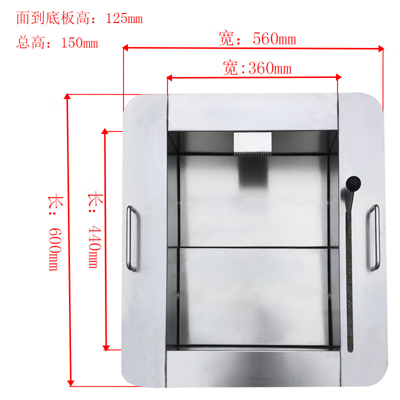 Garbage sorting table 240L sorting table sanitation community kitchen waste sorter new 240L sorter 201 material