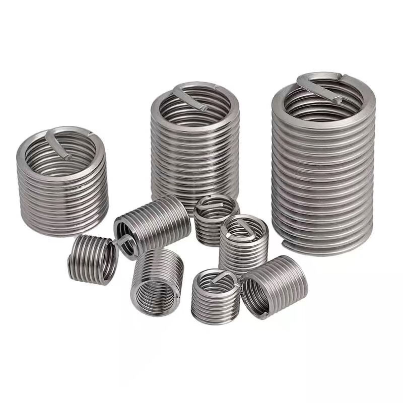 Diaohuang screw sleeve stainless steel first order straight down 304 steel wire steel wire braces thread repair protective sleeve thread turnbuckle M2*0.4-1D 1000 pieces