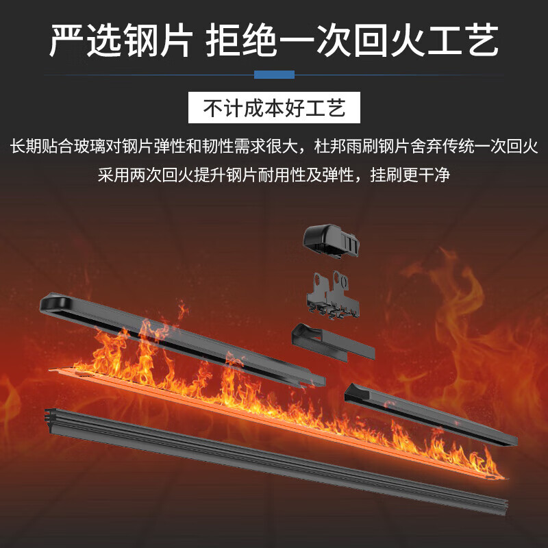 DuPont wiper blade boneless wiper blade for Mercedes-Benz 16-23 models E200/E200L/E300/E300L