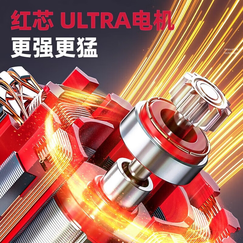 Deli electric screwdriver, household electric drill, mini rechargeable electric screwdriver, multifunctional lithium battery screwdriver set, blazing red, 3-speed adjustment/storage box, 19 pieces of bits + drill bits + flexible shaft + magnetizer