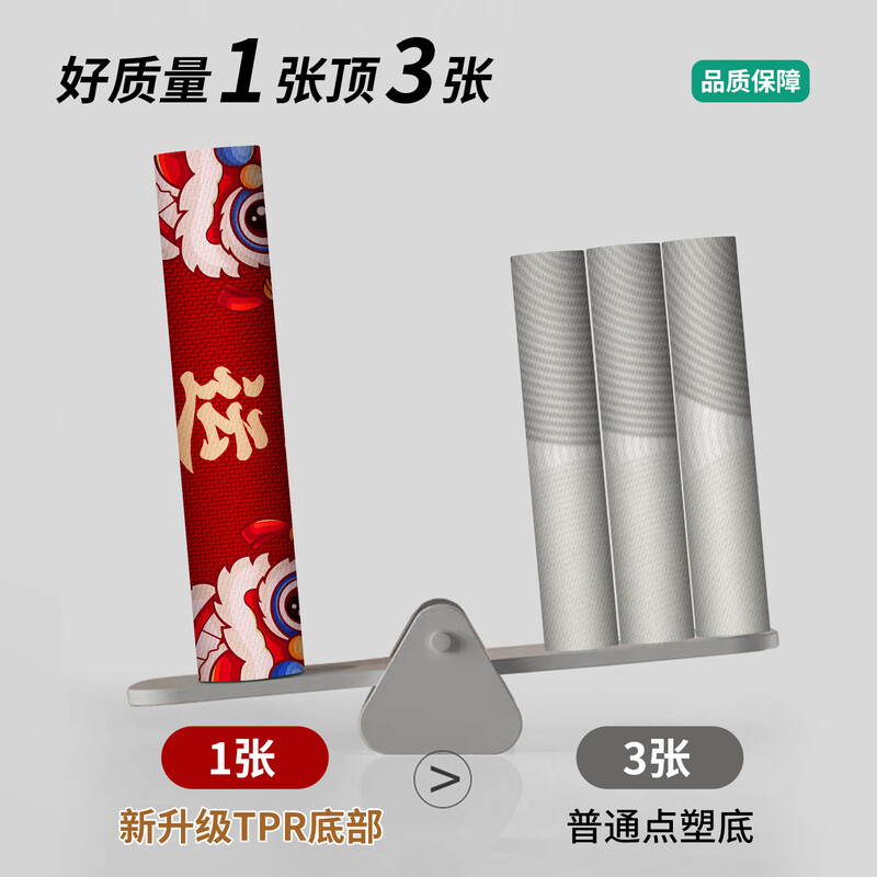 Lianshangmei Commercial Carpet Hotel Company Entrance Floor Mat Can Be Customized Red Anti-Slip Foot Mat Hotel Welcome to Awakening Lion-Those who tread make money-Red For customized sizes, please contact customer service