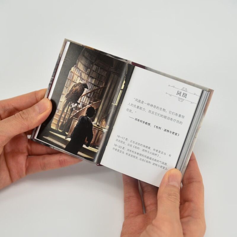 Harry Potter Mini Book Fantastic Beasts Warner Officially Authorized Harry Potter Art Book Set Movie Fantastic Beasts Art Design Mini Book Harry Potter Collection Palm Book Produced by Shuyi Design