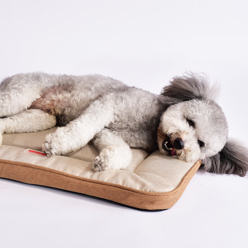 Beichuzhong kennel, universal dog sleeping mat for all seasons, pet kennel, small and medium-sized dog sleeping mat, cat nest, waterproof and bite-proof M-45*60*4cm (suitable for pets under 16 pounds), waterproof and moisture-proof, more breathable/wear-resistant and bite-resistant, non-stick hair, easy to clean/washable/dryable