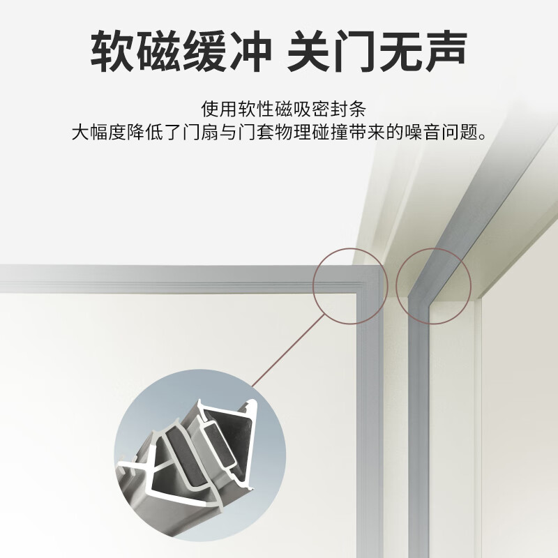 OPPEIN Wooden Door Bedroom Door Indoor Room Door Painted Door 50 Thick Door Leaf W Series Household Commercial Extremely Narrow Double Opening Invisible Log Door Can Be Customized W2415-50 Thick Door + Three-Party Noise Reduction Door Various Varieties and Colors Contact Customer Service