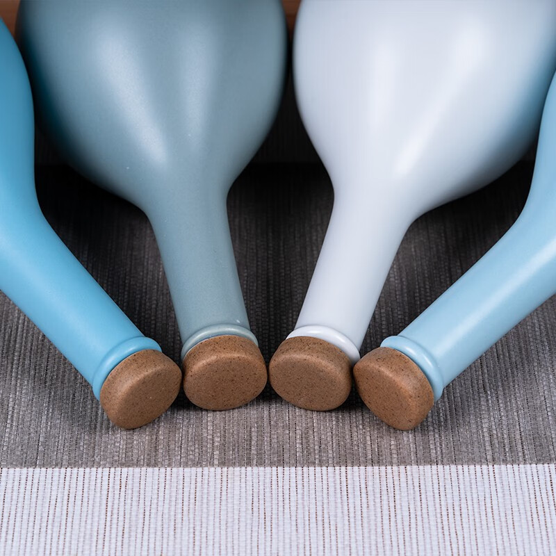 Zhongrun porcelain one pound wine bottle ceramic ornaments antique high-end creative wine bottle household sealed wine jar sake bottle jar empty bottle matt white