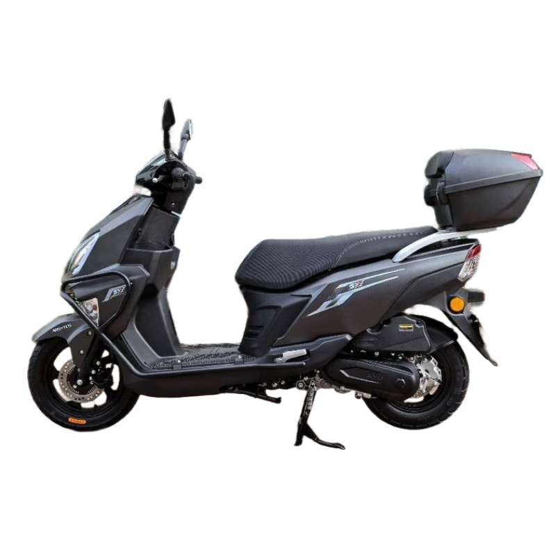 Sanye Sanye USY125 pedal fuel motorcycle takeout CBS brake guard + trunk matte black 25 styles