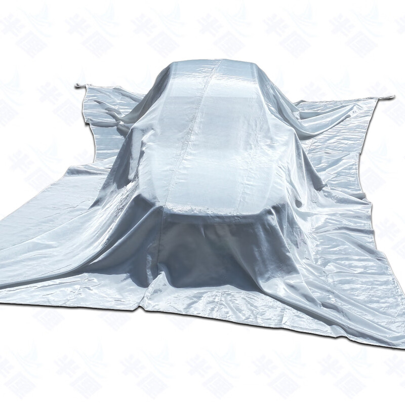 Half centimeter fiberglass fire blanket 6*8m car fire blanket new energy electric vehicle parking lot explosion-proof fire extinguishing basement spontaneous combustion fire blanket automotive fiberglass cloth 6m*8m