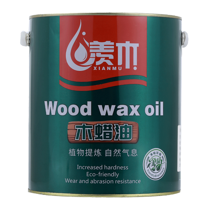 Xianmu wood wax oil pure plant base oil hard quick-drying deep penetration long-lasting moisturizing smell small easy construction plant base oil 2.5L