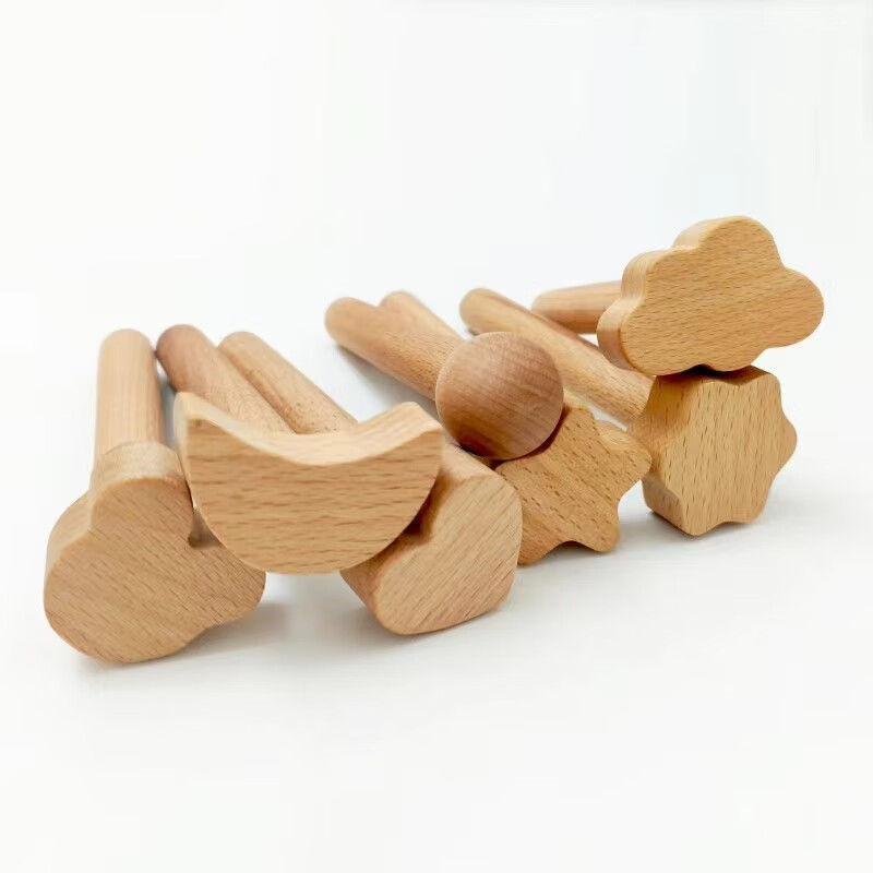 Vinoa Creative Perforated Board Accessories | Multifunctional Solid Wood Matchstick Small Stick Storage Rack | Personalized Cartoon Design Matchstick Set of Seven Remarks Optional Large Size Length 13 Thickness 1.5 cm