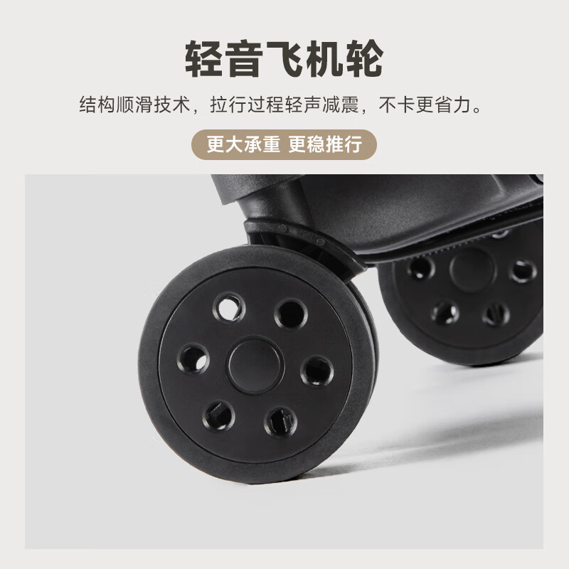 Hilton Luggage Women's Large Capacity Trolley Case Universal Wheel Male Student Suitcase Password Box Gray 20 Inch International Standard Boarding Case