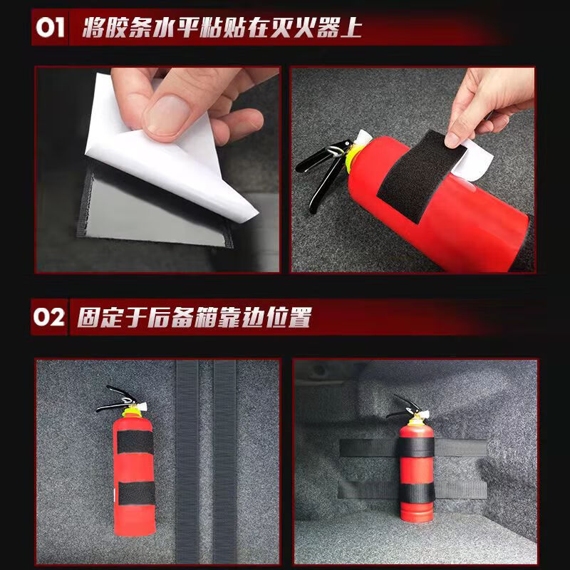 Yuanbang vehicle-mounted fire extinguisher dry powder for small private cars, portable cars, special car fire annual inspection 1kg 4KG fire extinguisher for home shops and warehouses