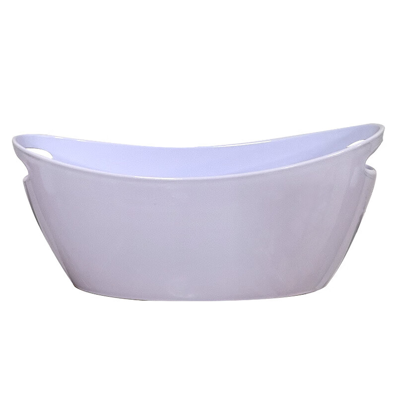 Factory spot plastic transparent boat-shaped champagne bucket flat cocktail ice bucket Yuanbao ice bucket PS material ice wine bucket transparent