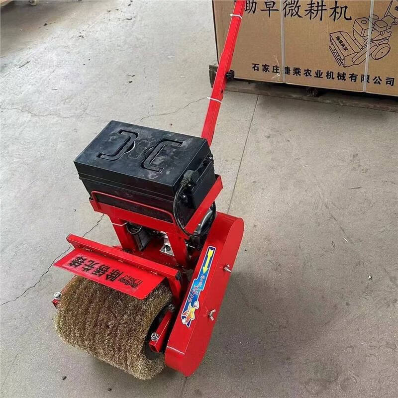 XUANJING Electric Color Steel Tile Rust Remover Large Refurbished Flat Equipment Industrial Grade Hand Push Wire Wheel Grinding Machine New Battery Model Customized