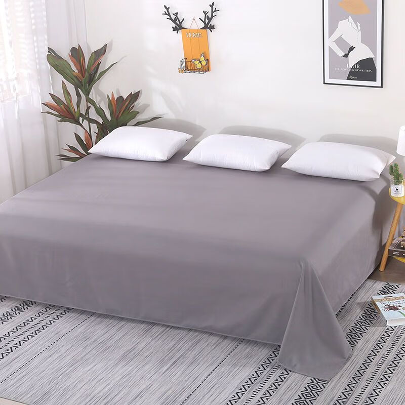 RSRDDY solid color large bed sheets, tatami sheets, Kang sheets, four-season sheets, larger and wider sheets, rural soil Kang sheets, 3/4 meters, malachite green, 1.6 meters x 2.4 meters