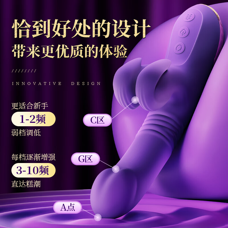 Jiuaiyimi vibrator, sexy self-defense toy, female products, adult self-comforter, advanced physiological massager for women, clitoral clamp shock, G-spot stimulation, fully automatic telescopic vibrator, large-scale stimulation for women, female masturbation device, av vibrating egg, couple bed love tool
