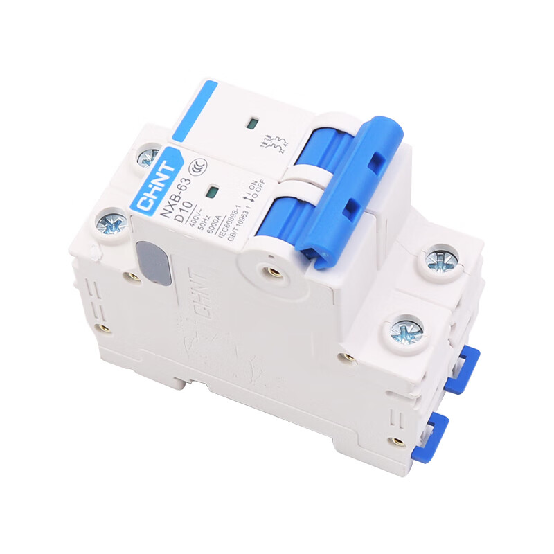 Chint air switch NXB-63A household air switch 2P small circuit breaker 3P air conditioning main switch 1P DZ47 4P 100A 1P