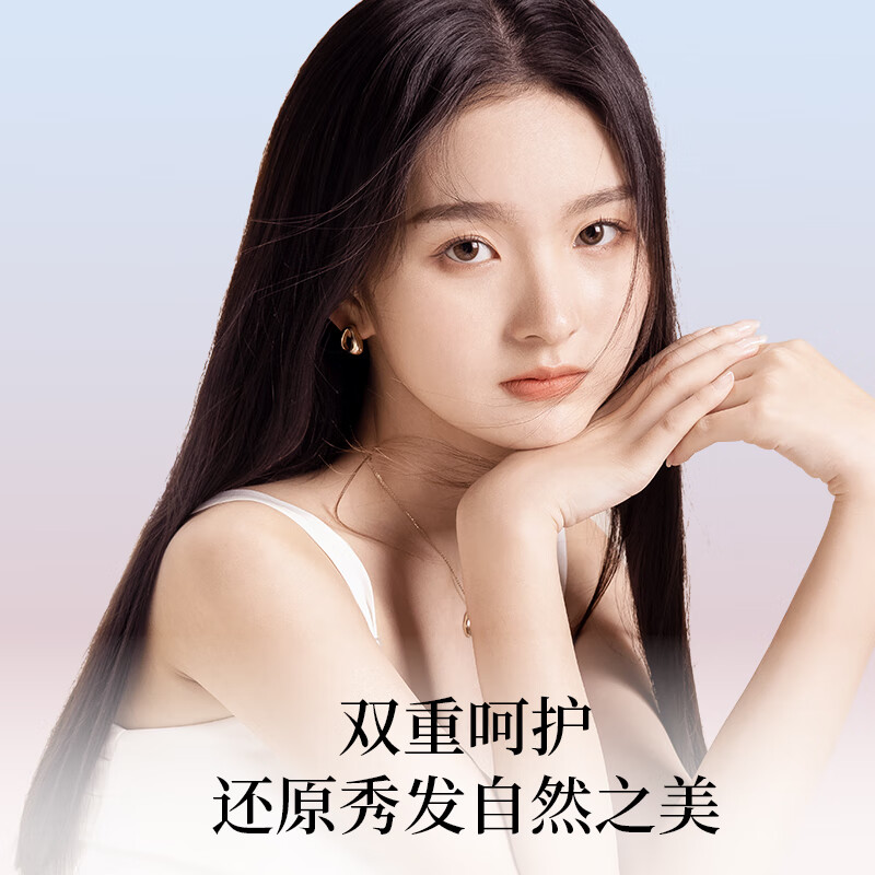 Lena straight plate clip curling wand dual-purpose negative ion hair straightening tool for women electric straightening plate perm splint annual meeting gift new year gift LN-508C powder