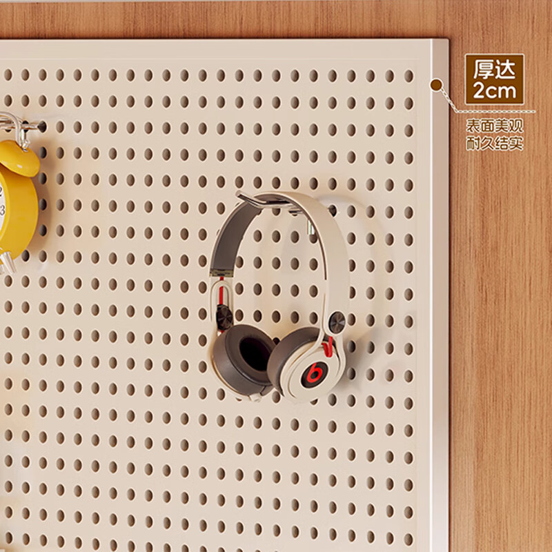 All are perforated boards, home living room wall storage racks, door-free punching plates, metal shape wall hanging plate storage racks, metal hooks 100*40*10cm, black