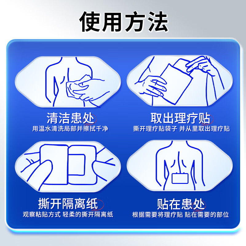 Baiyunshan lumbar type far infrared treatment patch for lumbar disc herniation, lumbar muscle strain, backache and back pain, 3 boxes of special waist patches