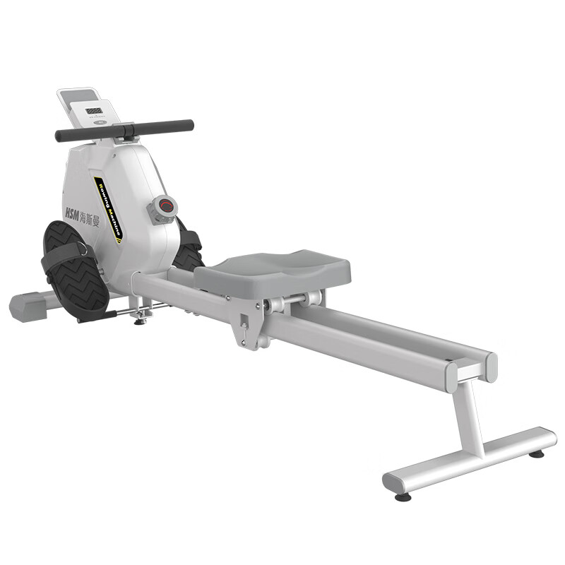 Heisman (healthmate) rowing machine household electromagnetic dual-resistance aerobic fitness equipment indoor anaerobic exercise magnetically controlled silent smart rowing machine white magnetically controlled resistance adjustment/mechanical 16 resistance