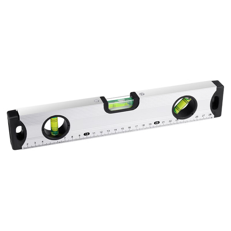 Deer fairy level high-precision small anti-fall aluminum alloy solid balance measuring instrument strong magnetic household tool ruler economical strong magnetic high-precision level yellow B