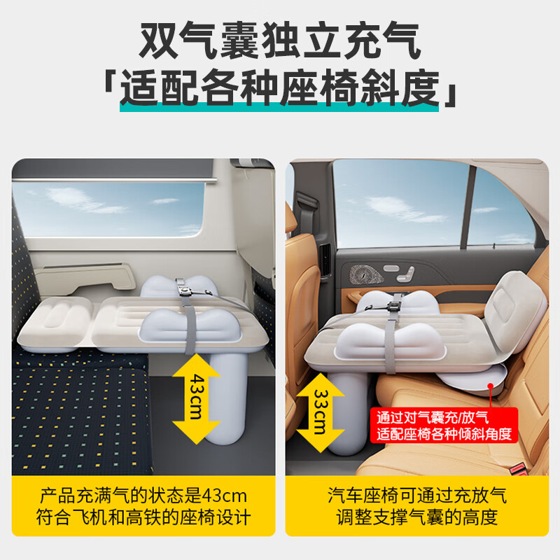 40,000 kilometers of car-mounted baby sleeping bed, high-speed rail, baby sleeping artifact, children's car rear sleeping mat, airplane inflatable mattress