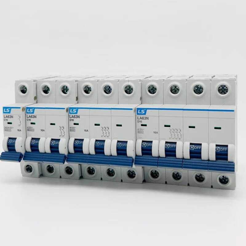 LS small circuit breaker air switch/1P2P3P/1A6A10A20A32A40A63A/BK63N 1A Type C x 4P