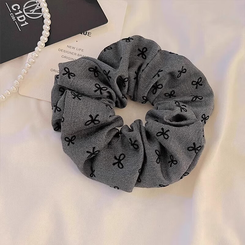 Royal code high-end bow large intestine hair tie women's ball hair rope high elasticity and durable hair accessories