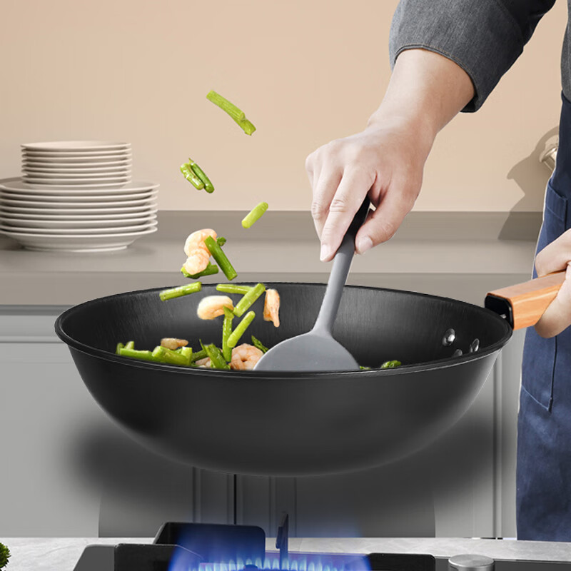 Kangbach uncoated pot set combination wok and steamer three-piece set LPB-ZXT03