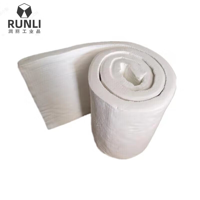 Customized and applicable fire-resistant aluminum silicate needle-punched blanket, zirconium-containing ceramic fiber blanket, high temperature resistance 1430 degrees heat insulation, zirconium-containing type, length 15000MMX, width 1220MMX10MM
